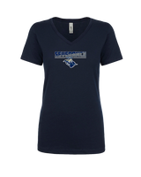 Severance HS Wrestling Cut Light - Womens V-Neck