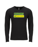 Show Low Cross Country Pennant - Tri-Blend Long Sleeve