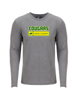 Show Low Cross Country Pennant - Tri-Blend Long Sleeve