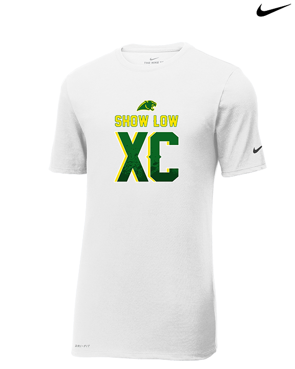 Show Low Cross Country XC Splatter - Mens Nike Cotton Poly Tee
