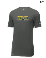 Show Low HS Softball Leave It - Mens Nike Cotton Poly Tee