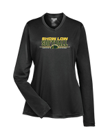 Show Low HS Softball Leave It - Womens Performance Longsleeve