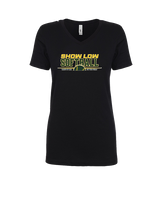 Show Low HS Softball Leave It - Womens Vneck