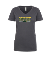 Show Low HS Softball Leave It - Womens Vneck