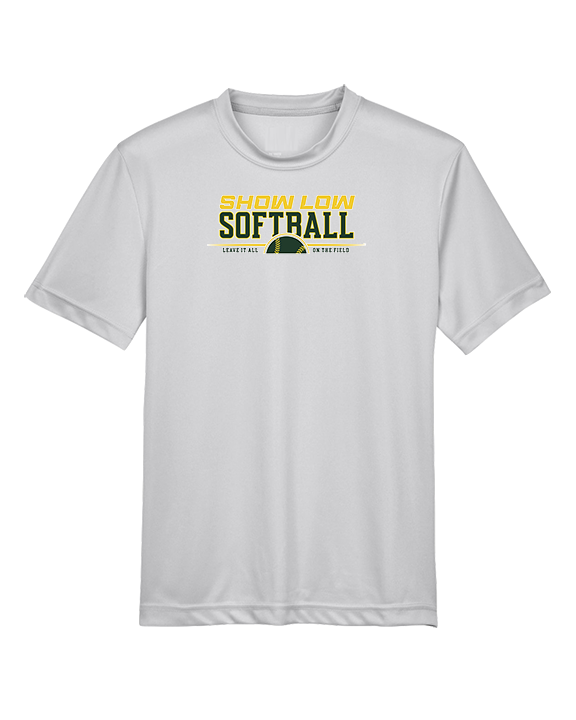 Show Low HS Softball Leave It - Youth Performance Shirt