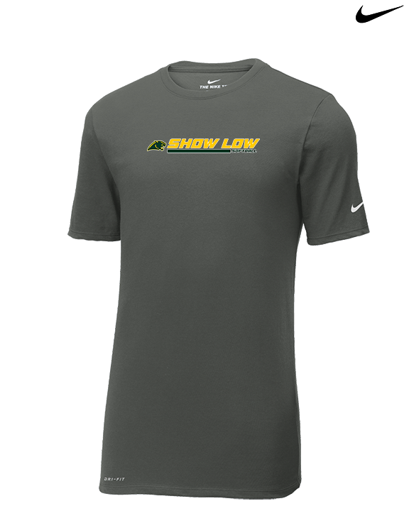 Show Low HS Softball Switch - Mens Nike Cotton Poly Tee