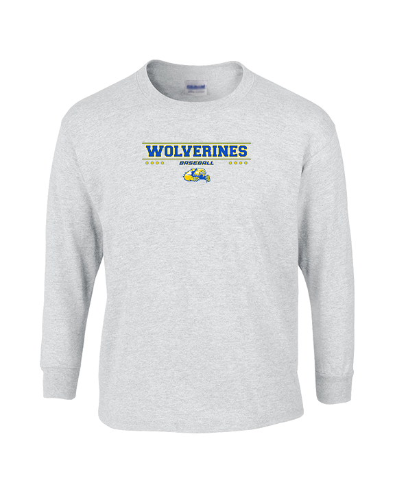 Simeon Career Academy Baseball Border - Cotton Longsleeve