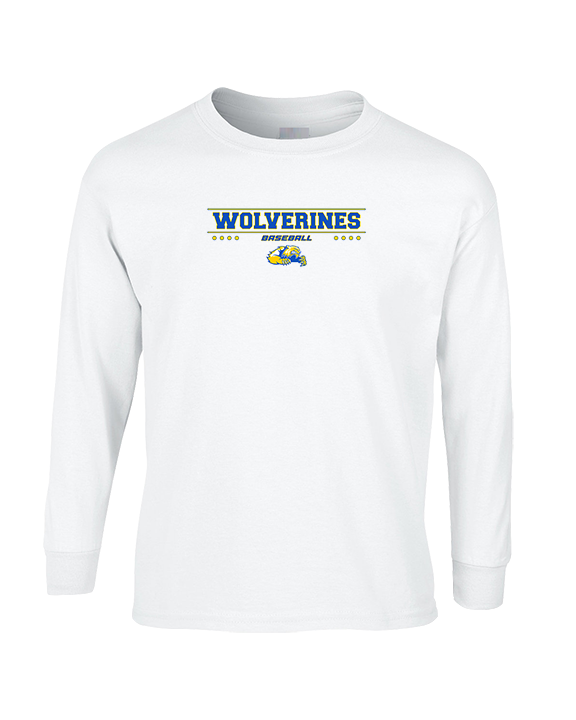 Simeon Career Academy Baseball Border - Cotton Longsleeve