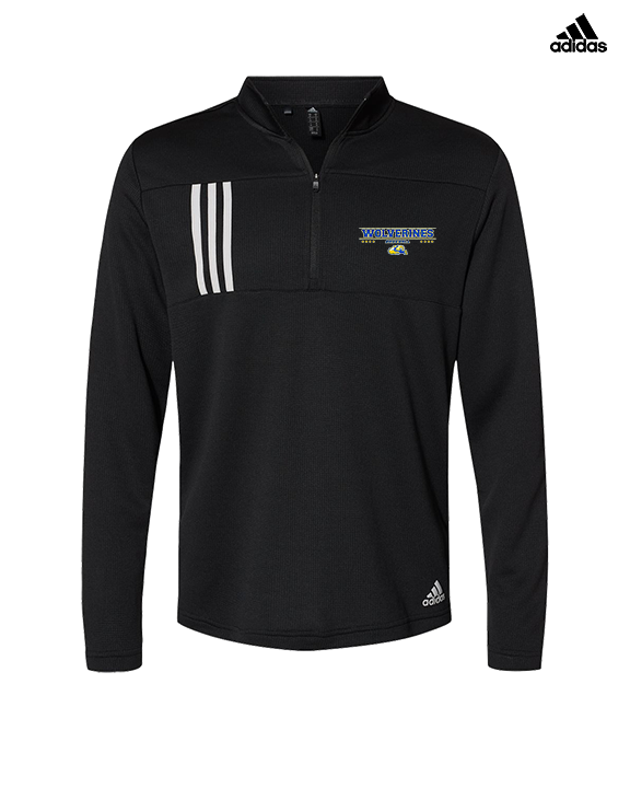 Simeon Career Academy Baseball Border - Mens Adidas Quarter Zip