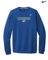 Simeon Career Academy Baseball Border - Mens Nike Crewneck