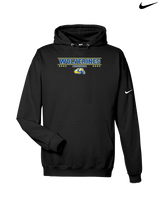 Simeon Career Academy Baseball Border - Nike Club Fleece Hoodie