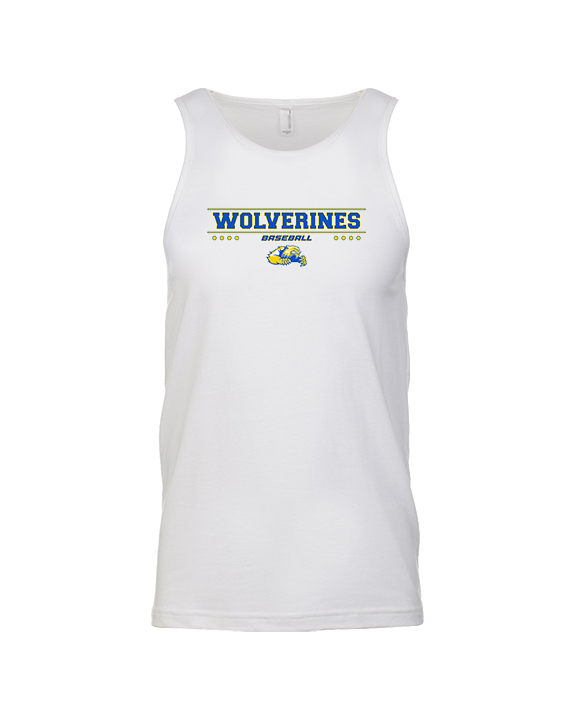 Simeon Career Academy Baseball Border - Tank Top
