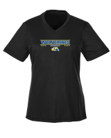 Simeon Career Academy Baseball Border - Womens Performance Shirt