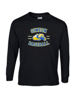 Simeon Career Academy Baseball Curve - Cotton Longsleeve