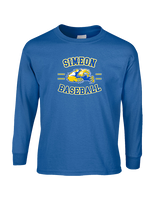 Simeon Career Academy Baseball Curve - Cotton Longsleeve