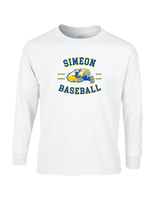 Simeon Career Academy Baseball Curve - Cotton Longsleeve