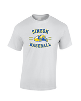 Simeon Career Academy Baseball Curve - Cotton T-Shirt
