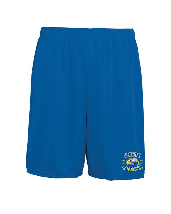 Simeon Career Academy Baseball Curve - Mens 7inch Training Shorts