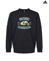 Simeon Career Academy Baseball Curve - Mens Adidas Crewneck