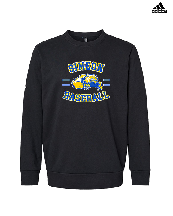 Simeon Career Academy Baseball Curve - Mens Adidas Crewneck