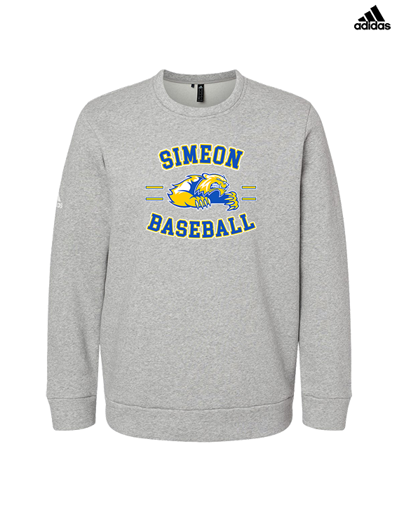 Simeon Career Academy Baseball Curve - Mens Adidas Crewneck