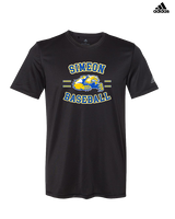 Simeon Career Academy Baseball Curve - Mens Adidas Performance Shirt