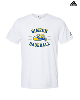 Simeon Career Academy Baseball Curve - Mens Adidas Performance Shirt