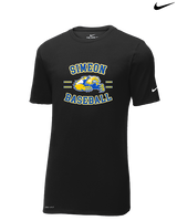 Simeon Career Academy Baseball Curve - Mens Nike Cotton Poly Tee