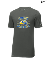 Simeon Career Academy Baseball Curve - Mens Nike Cotton Poly Tee