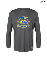 Simeon Career Academy Baseball Curve - Mens Oakley Longsleeve