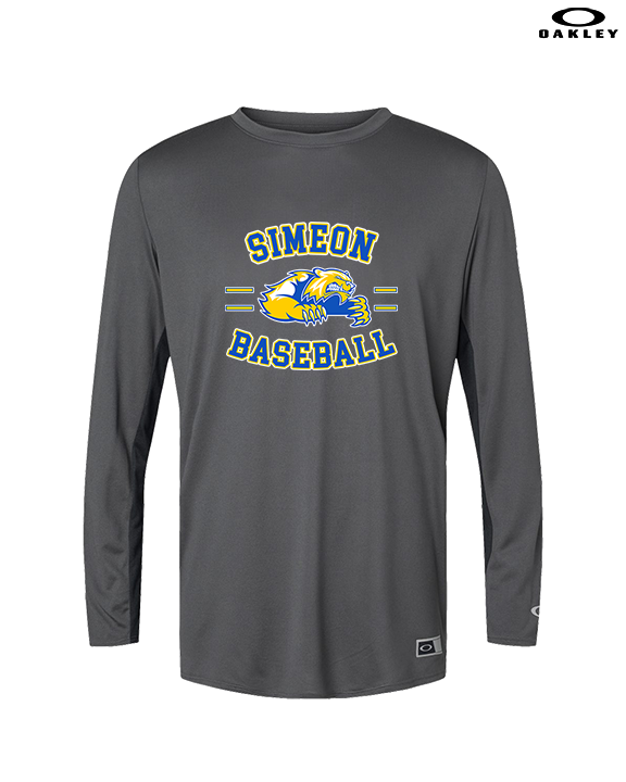 Simeon Career Academy Baseball Curve - Mens Oakley Longsleeve