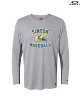 Simeon Career Academy Baseball Curve - Mens Oakley Longsleeve