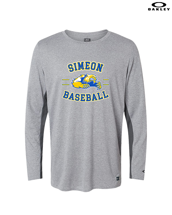 Simeon Career Academy Baseball Curve - Mens Oakley Longsleeve