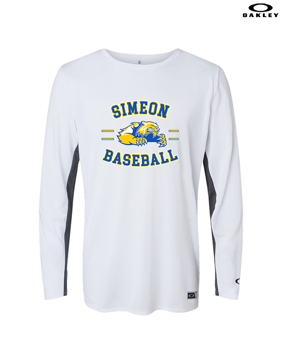 Simeon Career Academy Baseball Curve - Mens Oakley Longsleeve