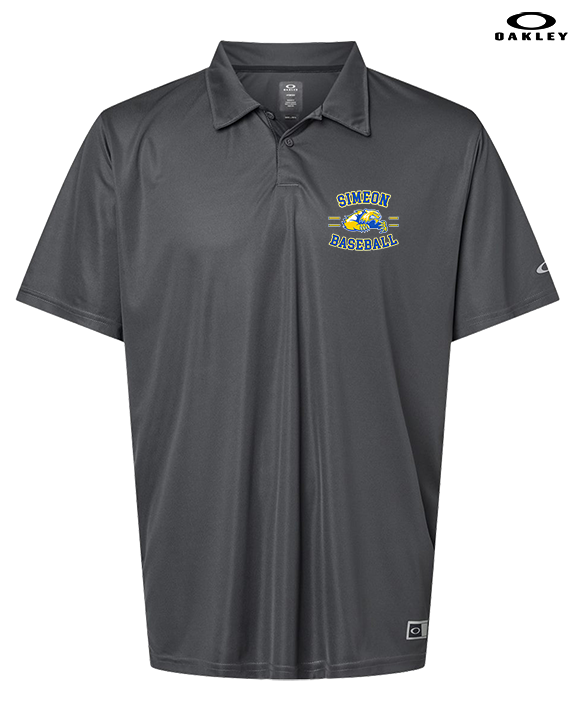 Simeon Career Academy Baseball Curve - Mens Oakley Polo