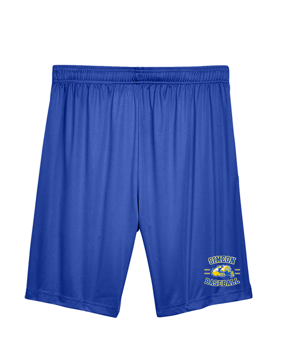 Simeon Career Academy Baseball Curve - Mens Training Shorts with Pockets