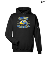 Simeon Career Academy Baseball Curve - Nike Club Fleece Hoodie