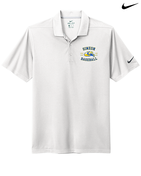 Simeon Career Academy Baseball Curve - Nike Polo