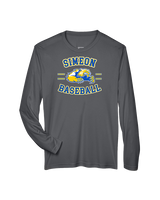 Simeon Career Academy Baseball Curve - Performance Longsleeve