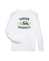 Simeon Career Academy Baseball Curve - Performance Longsleeve