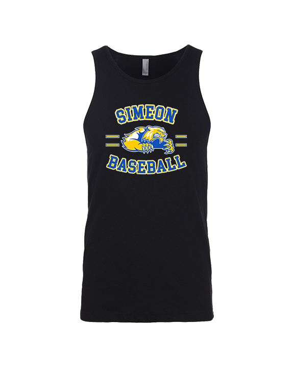 Simeon Career Academy Baseball Curve - Tank Top