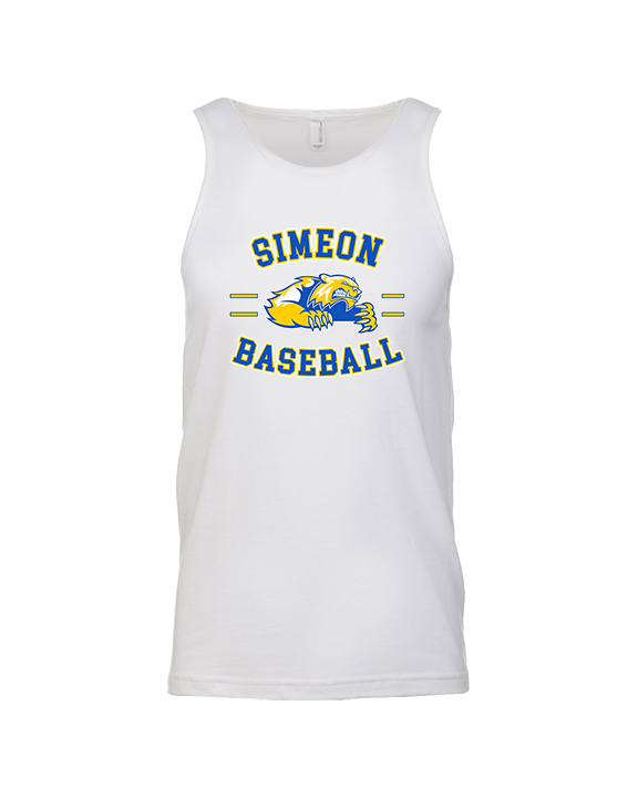 Simeon Career Academy Baseball Curve - Tank Top