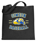 Simeon Career Academy Baseball Curve - Tote