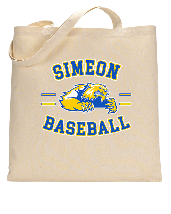 Simeon Career Academy Baseball Curve - Tote