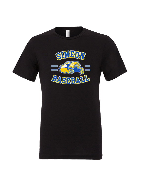 Simeon Career Academy Baseball Curve - Tri - Blend Shirt