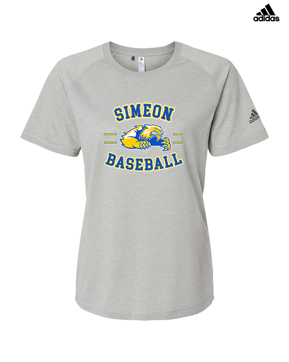 Simeon Career Academy Baseball Curve - Womens Adidas Performance Shirt