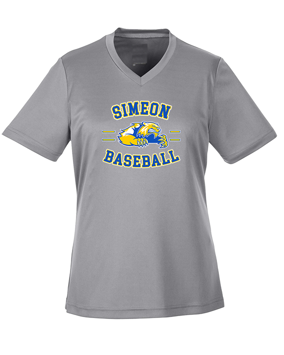 Simeon Career Academy Baseball Curve - Womens Performance Shirt