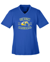 Simeon Career Academy Baseball Curve - Womens Performance Shirt