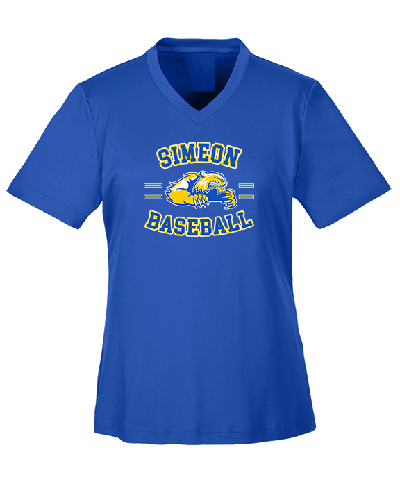 Simeon Career Academy Baseball Curve - Womens Performance Shirt