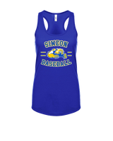 Simeon Career Academy Baseball Curve - Womens Tank Top